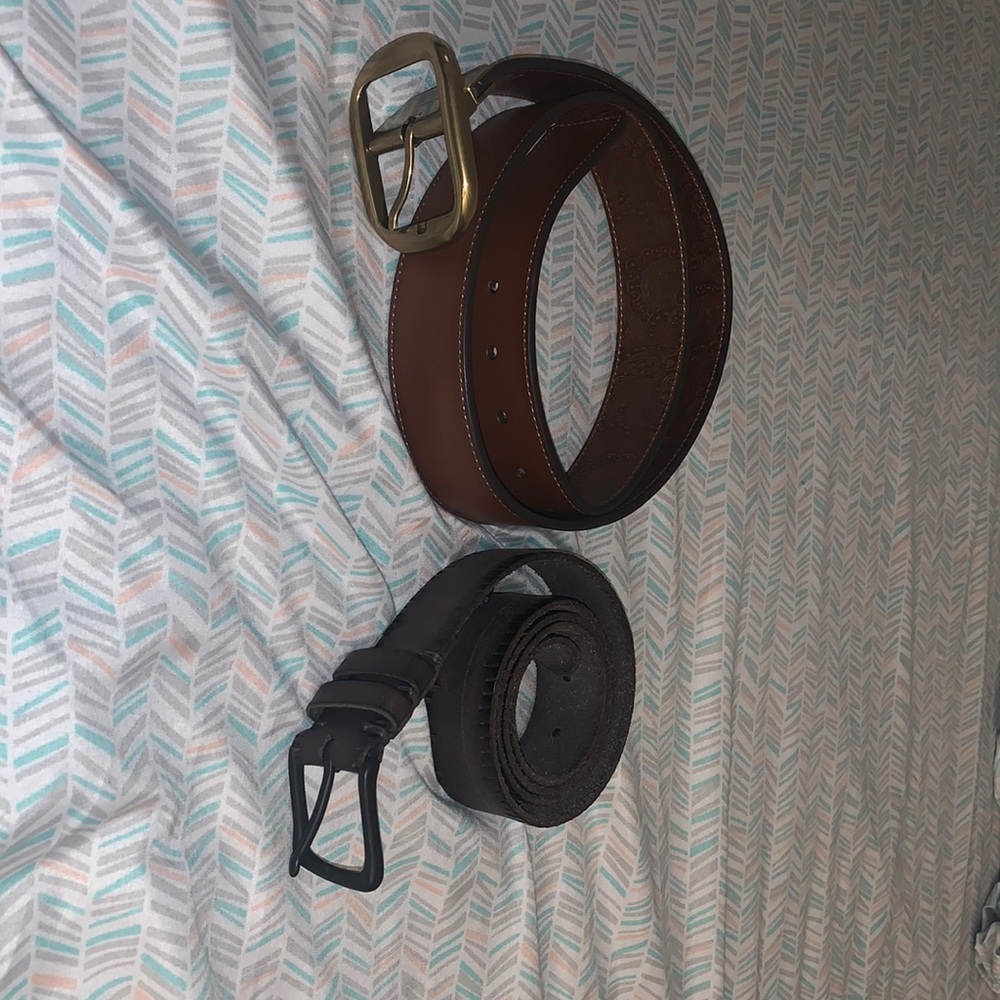 Genuine leather belts (Robert Graham & All Saints)